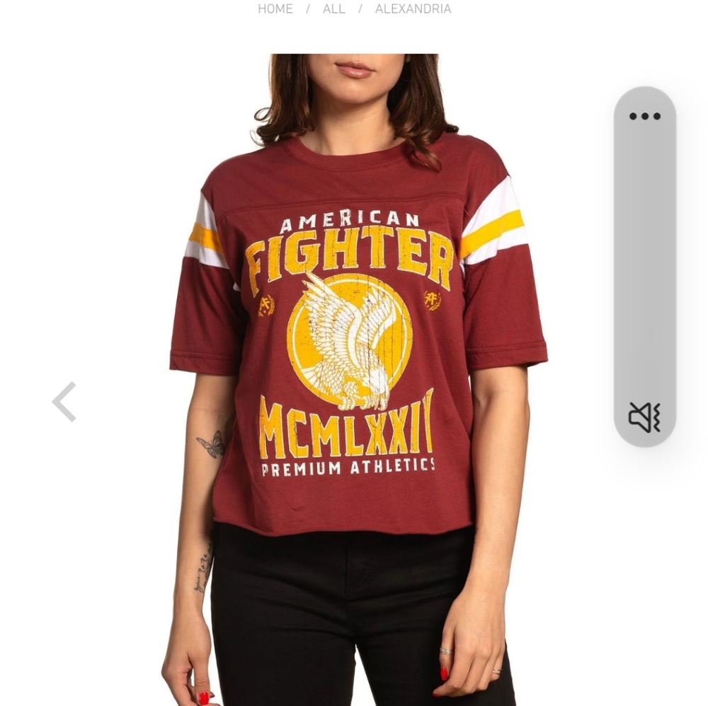 American Fighter Graphic Tee Women XS